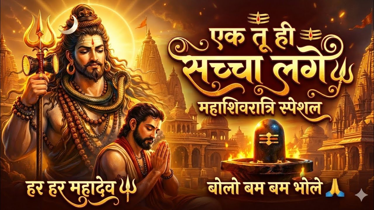 एक तू ही सच्चा लगे | Mahashivratri Special Bhajan 2026 | Emotional Shiv Bhajan | Har Har Mahadev 🔱