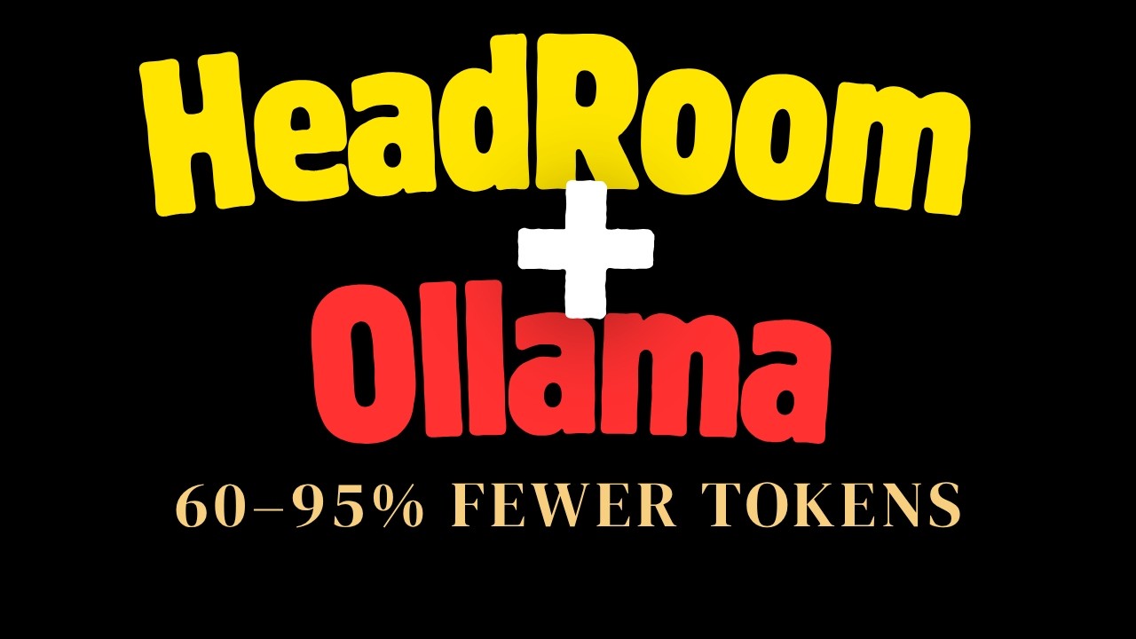 Headroom + Ollama: сократите потребление токенов вашим ИИ-агентом на 90%