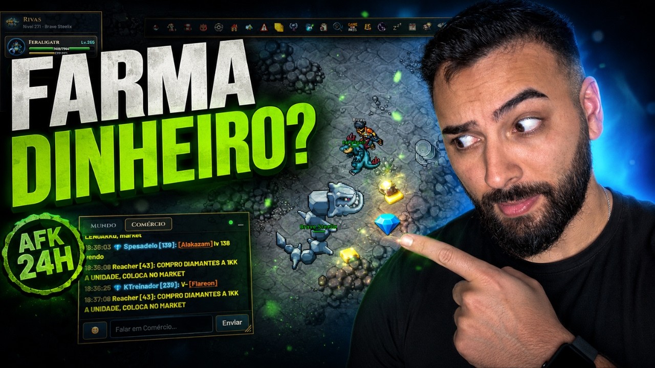 Pok&eacute;mon com RMT? O jogo farma at&eacute; OFFLINE!