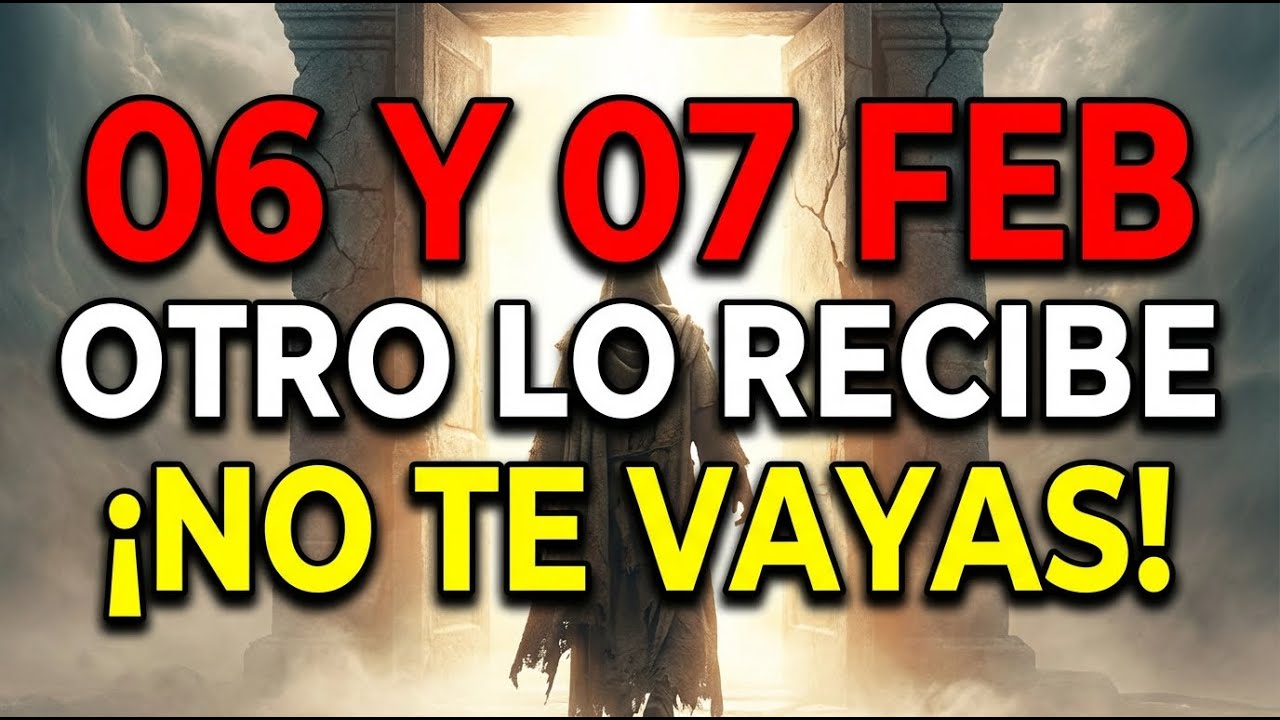 JESÚS Y MIGUEL: 6 Y 7 FEBRERO. SI TE VAS, TU MILAGRO SERÁ ENTREGADO A OTRAS MANOS HOY...