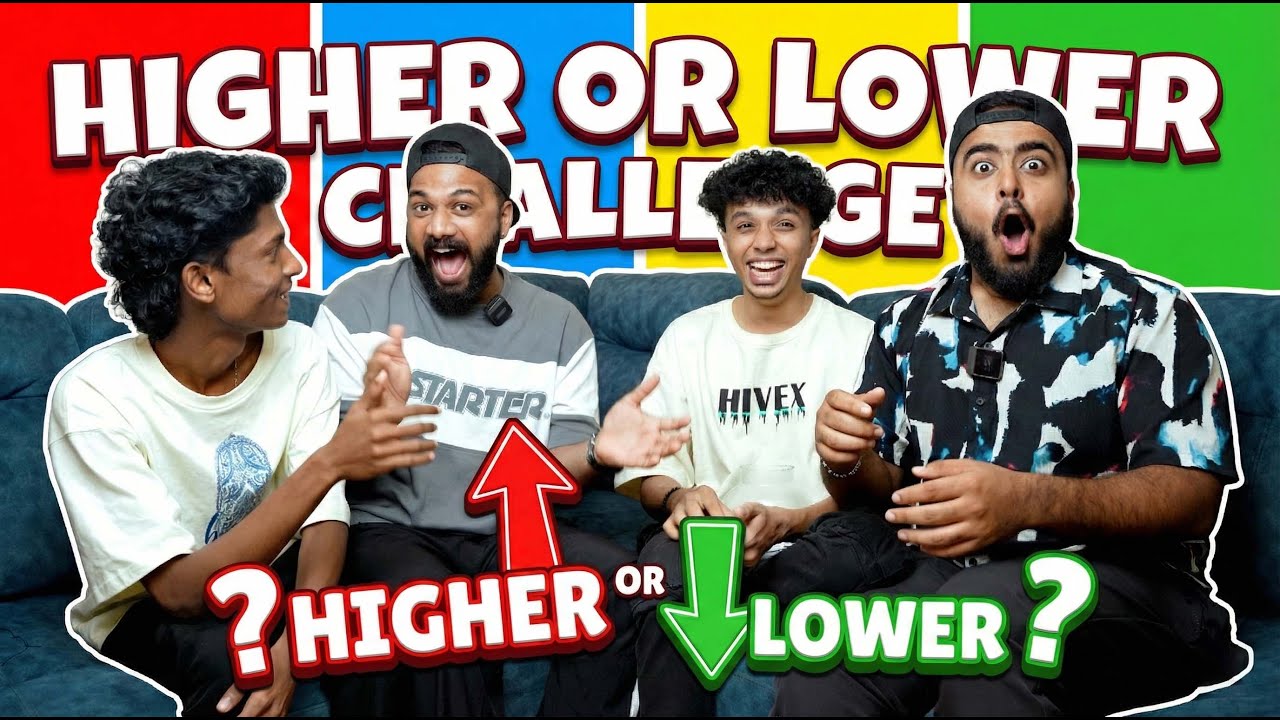 HIGHER OR LOWER CHALLENGE 😹