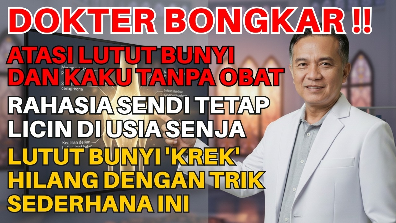 DOKTER BONGKAR‼️ Lutut Bunyi “KREK” Saat Sujud Tarawih? Coba 1 Trik Ini!