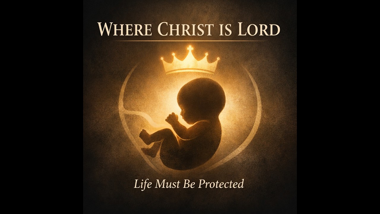 Where Christ is Lord Life Must Be Protected