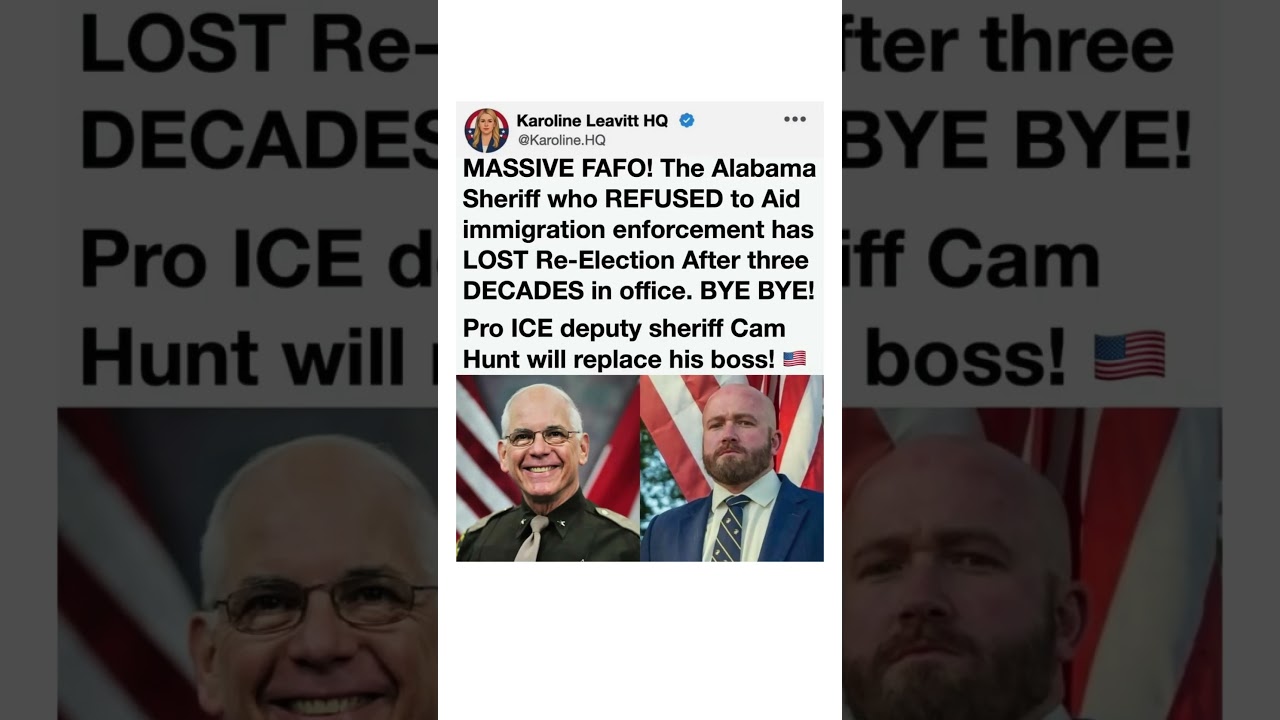 Alabama Sheriff Election Shocks Voters 🇺🇸
