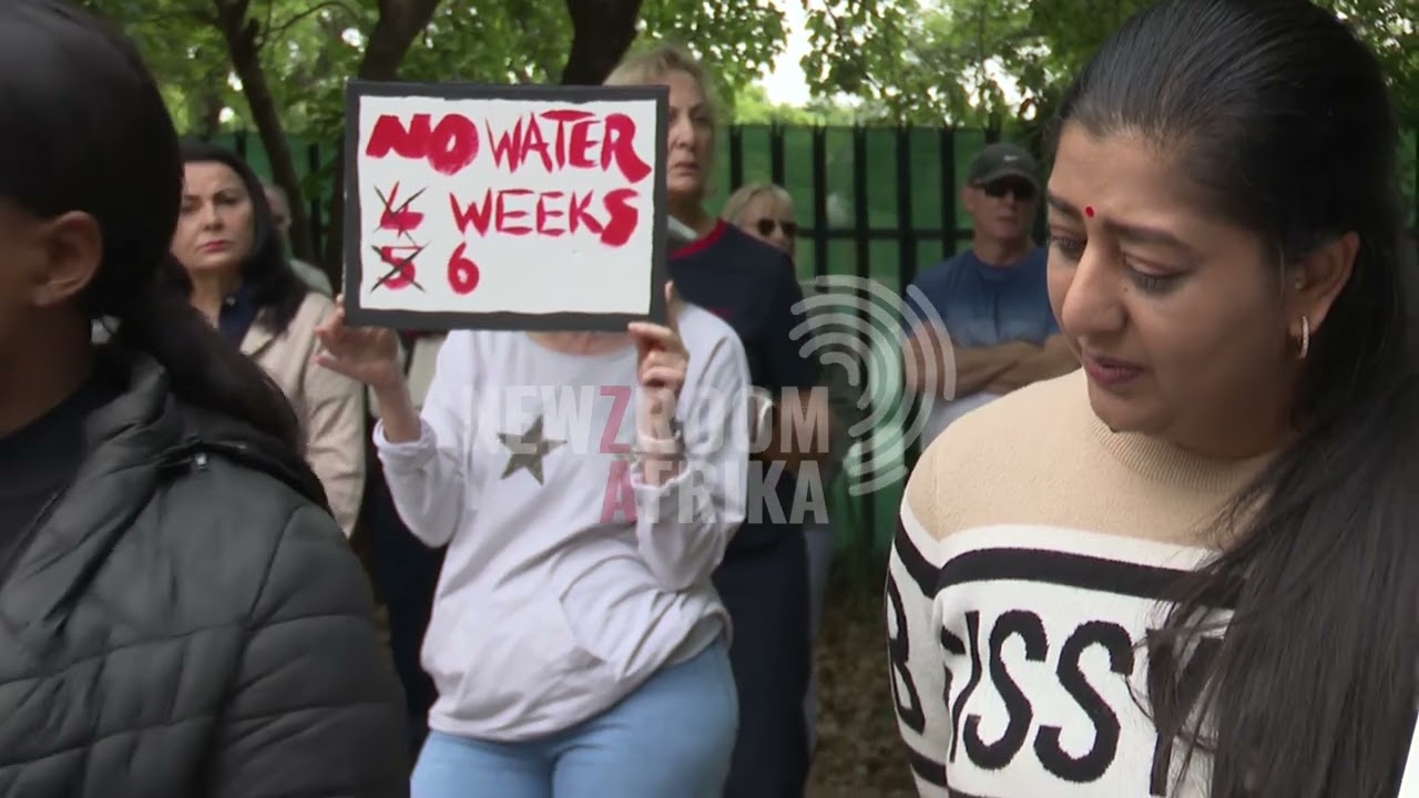 Residents from Bedfordview demand accountability for dry taps