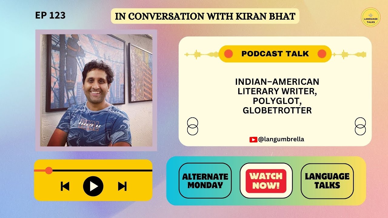 🌏✍️ Kiran Bhat – The Polyglot Writer Connecting Worlds ✍️🌏