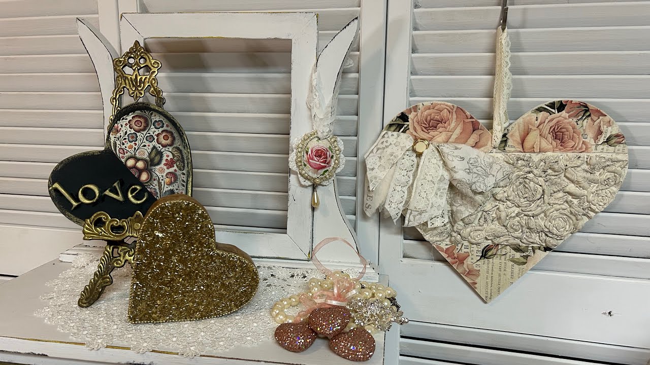 The Love Month is Coming💕💕 Shabby Chic Projects to Celebrate Valentine’s Day in Your Home