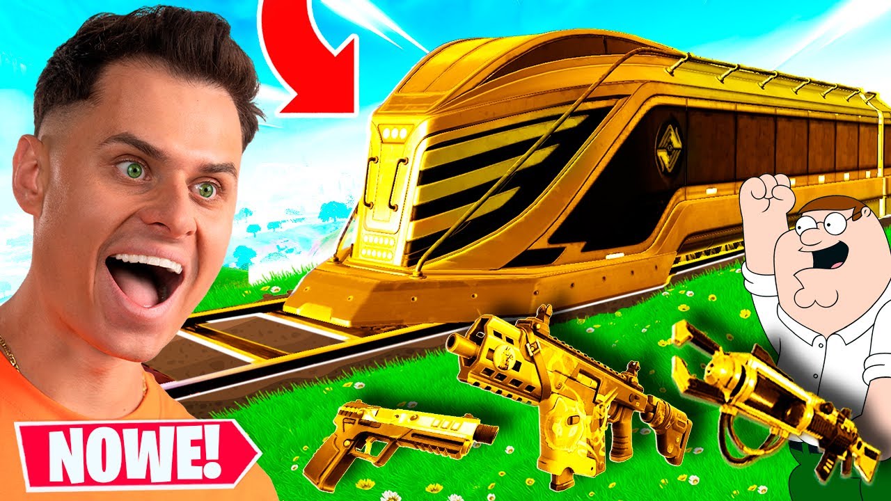 TYLKO LOOT Z POCIĄGU CHALLENGE! ROZDZIAŁ 5 FORTNITE