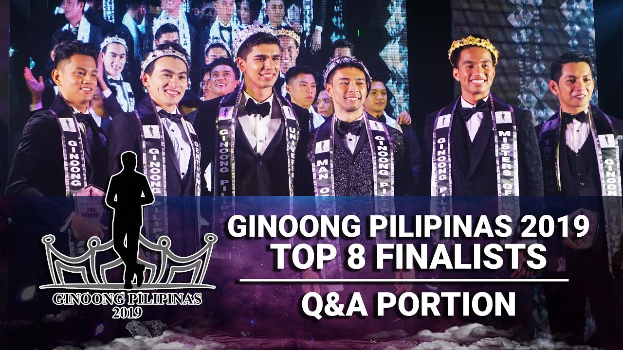 Ginoong Pilipinas 2019 Top 8 Question and Answer (Q&A) Portion