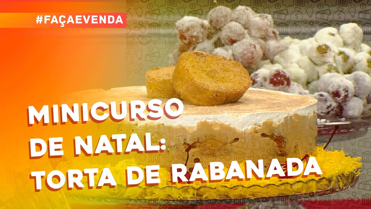 Minicurso de Natal: Torta de Rabanada por Roberto Augusto