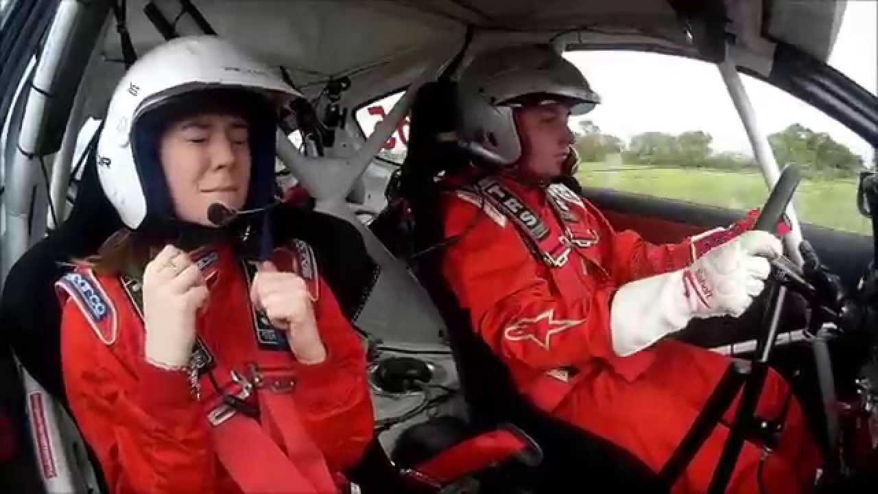 Scared Passenger In A Rally Car!