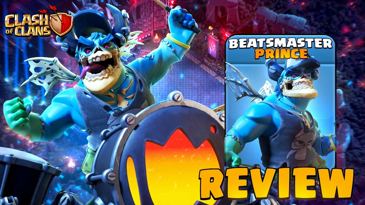 NEW Beatsmasher Prince Skin Review! (Clash Of Clans)