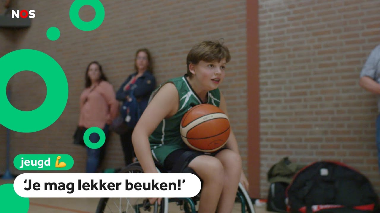 Deze kinderen doen aan rolstoelbasketbal