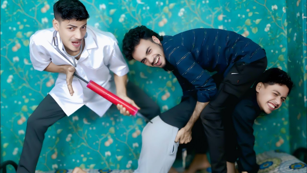 #injection #funny video इंजेक्शन नहीं लगबा रहा जबरजस्ती लगाया 😛💉😂