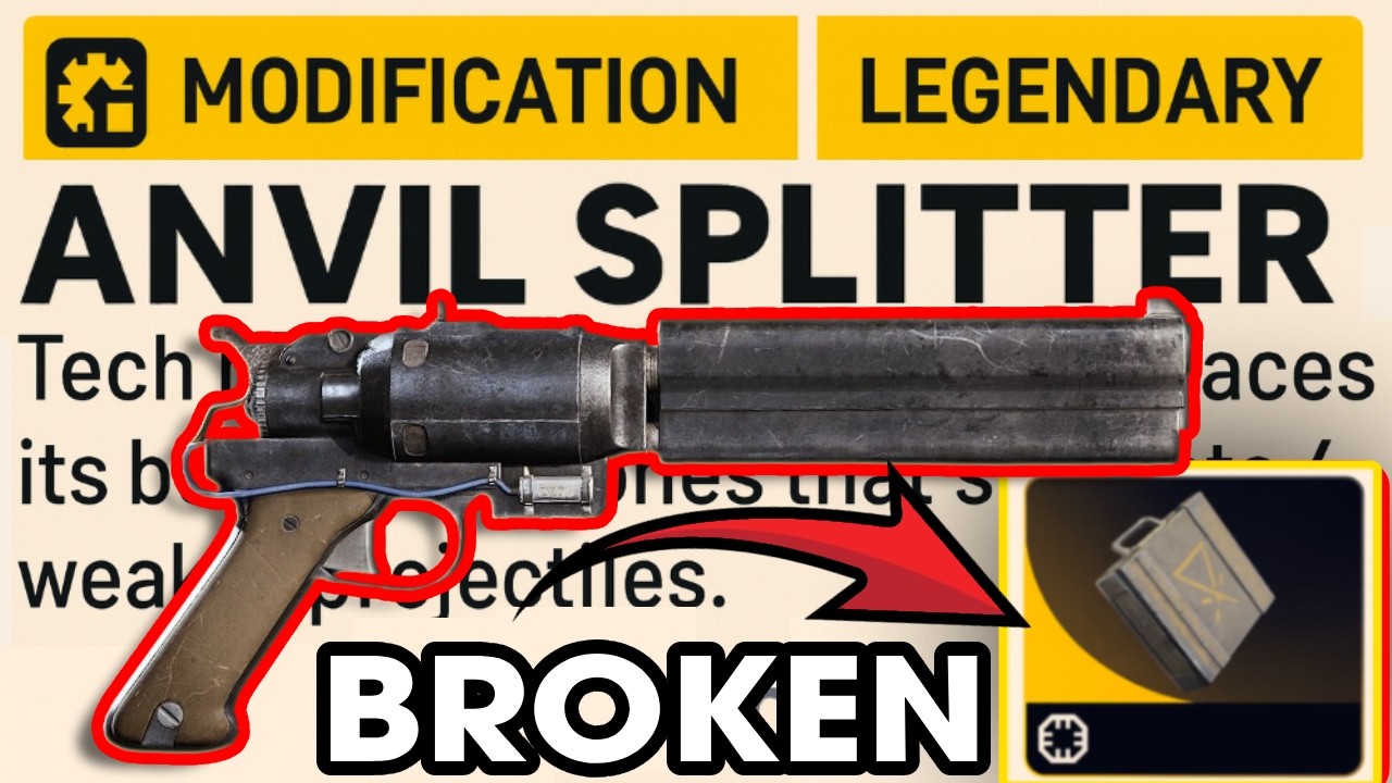 ANVIL SPLITTER makes THIS GUN BROKEN! (PvP+LOOTing) | ARC RAIDERS