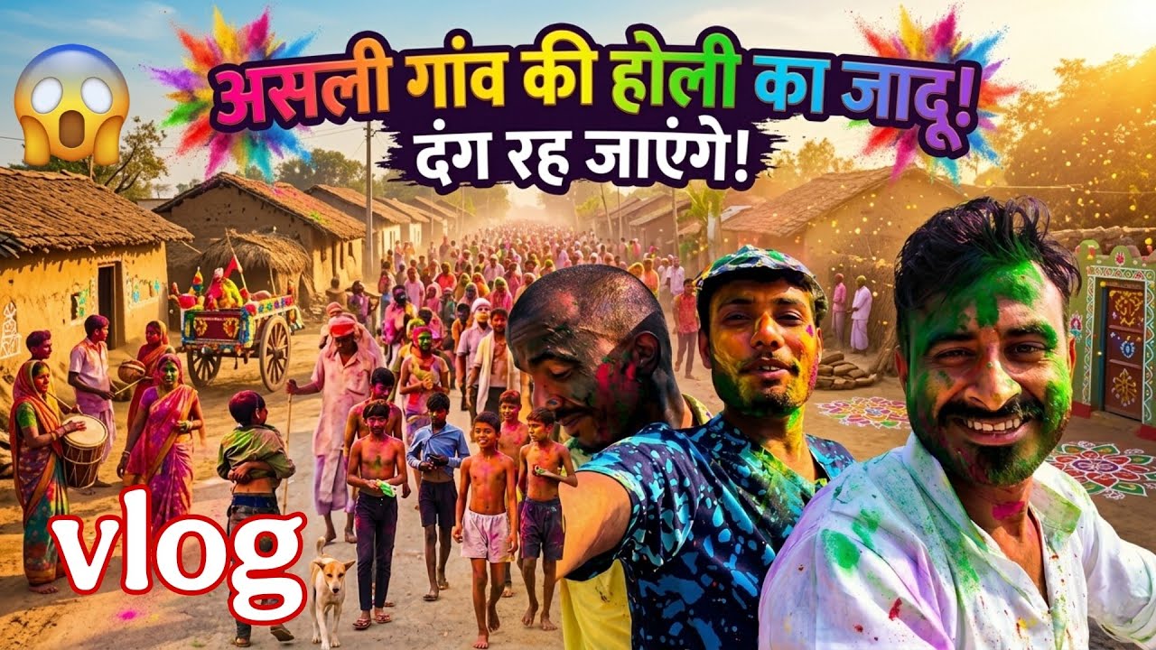 Village Wali Holi 2026: Desi Style Celebration | गांव की असली होली 🌈