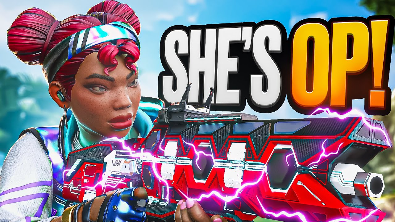 Abusing Lifeline with her NEW Dazzling Denim Skin! (Apex Legends)