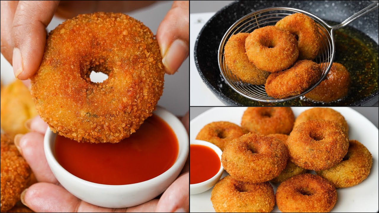 Aloo Donut Recipe | Potato Snacks | Potato Donut Recipe | Aloo Snacks | N'Oven