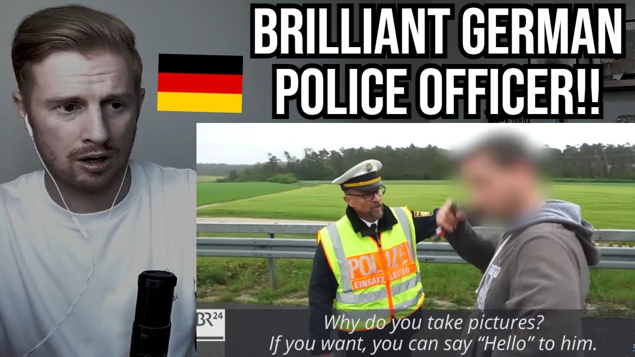 Reaction To German Police Being BRILLIANT!!