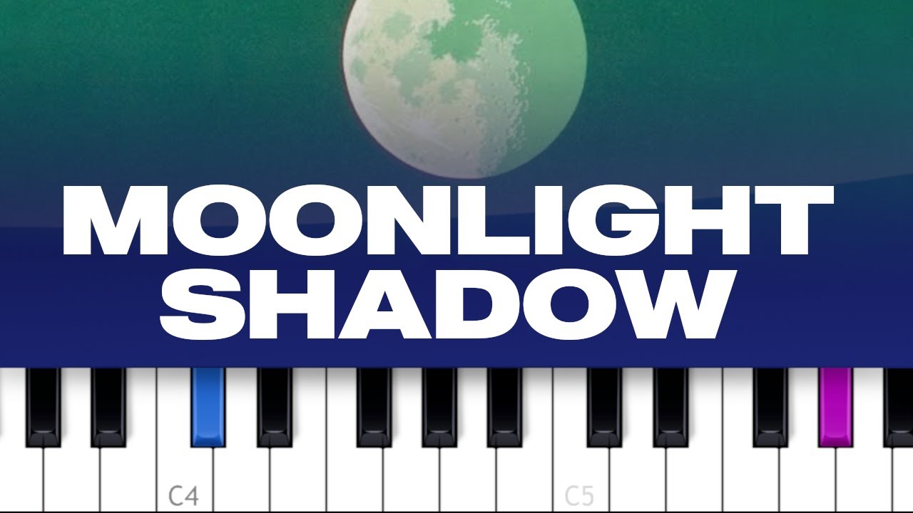 Mike Oldfield ft Maggie Reilly - Moonlight Shadow (piano tutorial)