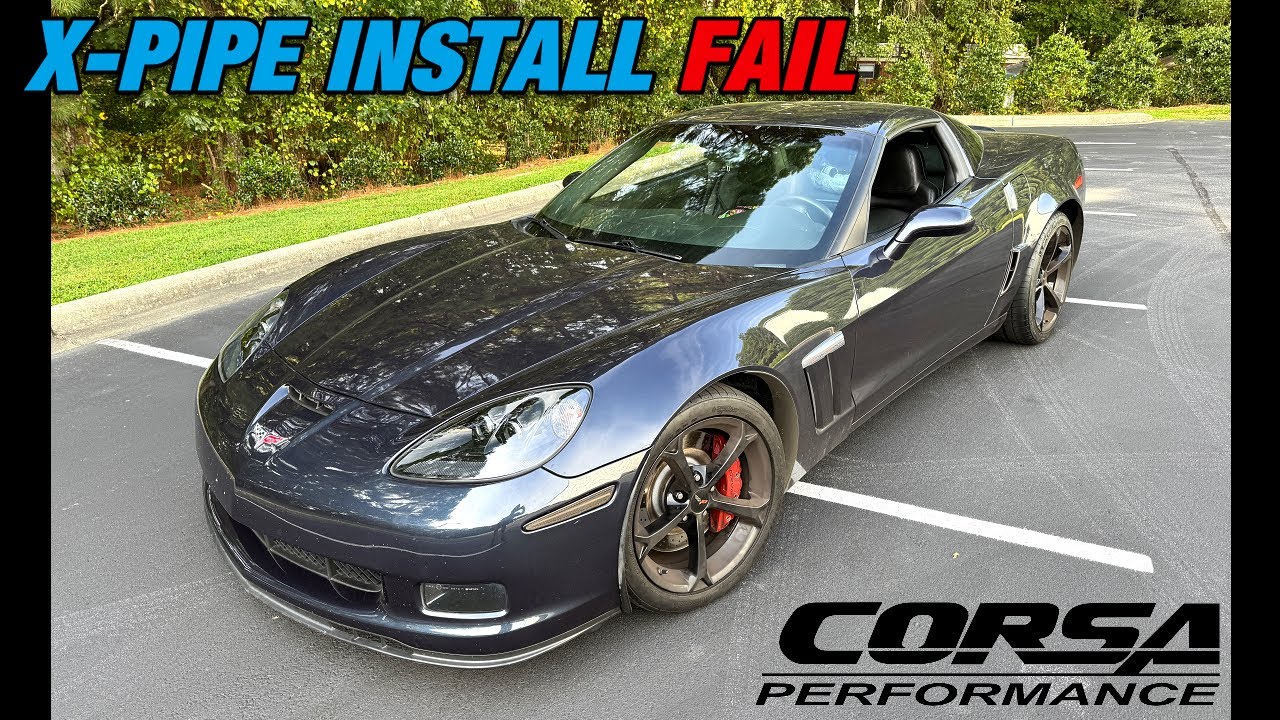 Things Didn't Line Up | C6 Corvette Corsa X-pipe Install Attempt