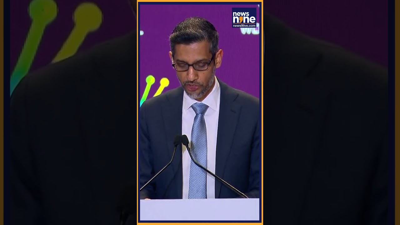 Google CEO Sundar Pichai Shares Humble India Roots at AI Impact Summit | News9