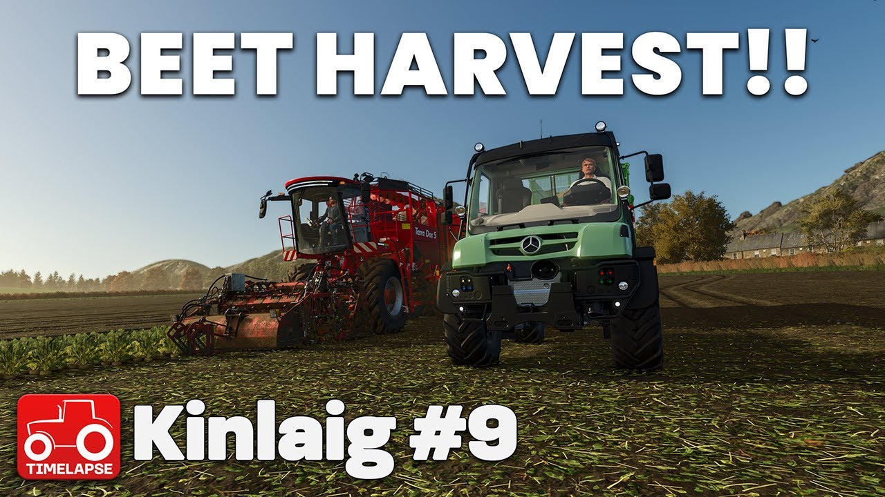 HARVESTING BEETS TO BUY A NEW FIELD!! Kinlaig FS25 Timelapse Farming Simulator 25 Ep 9