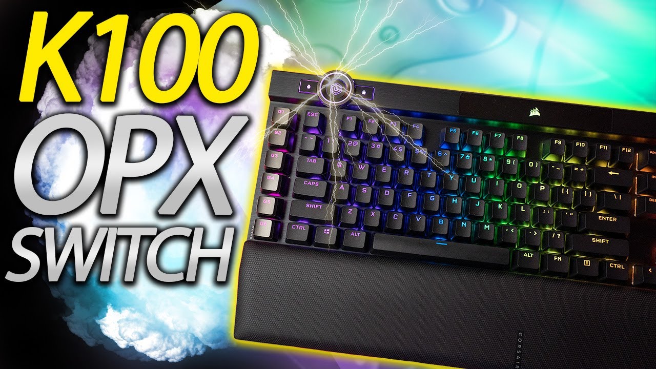 Corsair is BACK! K100 RGB Gaming Keyboard Review + OPX Switch Sound Test