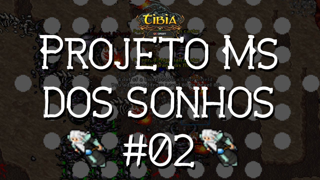 Tibia | Projeto MS dos sonhos #02 [lvl 70-100] HUNT's TOP com profit para mages LOW LEVEL!
