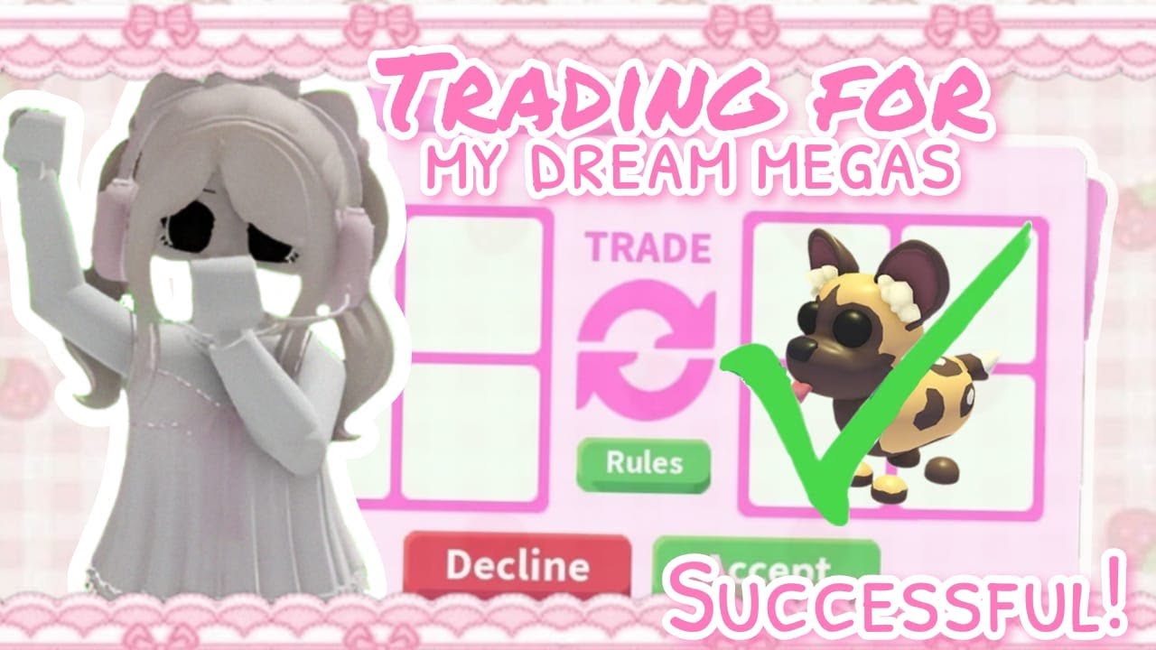 ₊˚⊹ ᰔ TRADING FOR MY DREAM MEGAS | #adoptme ₊˚⊹ ᰔ