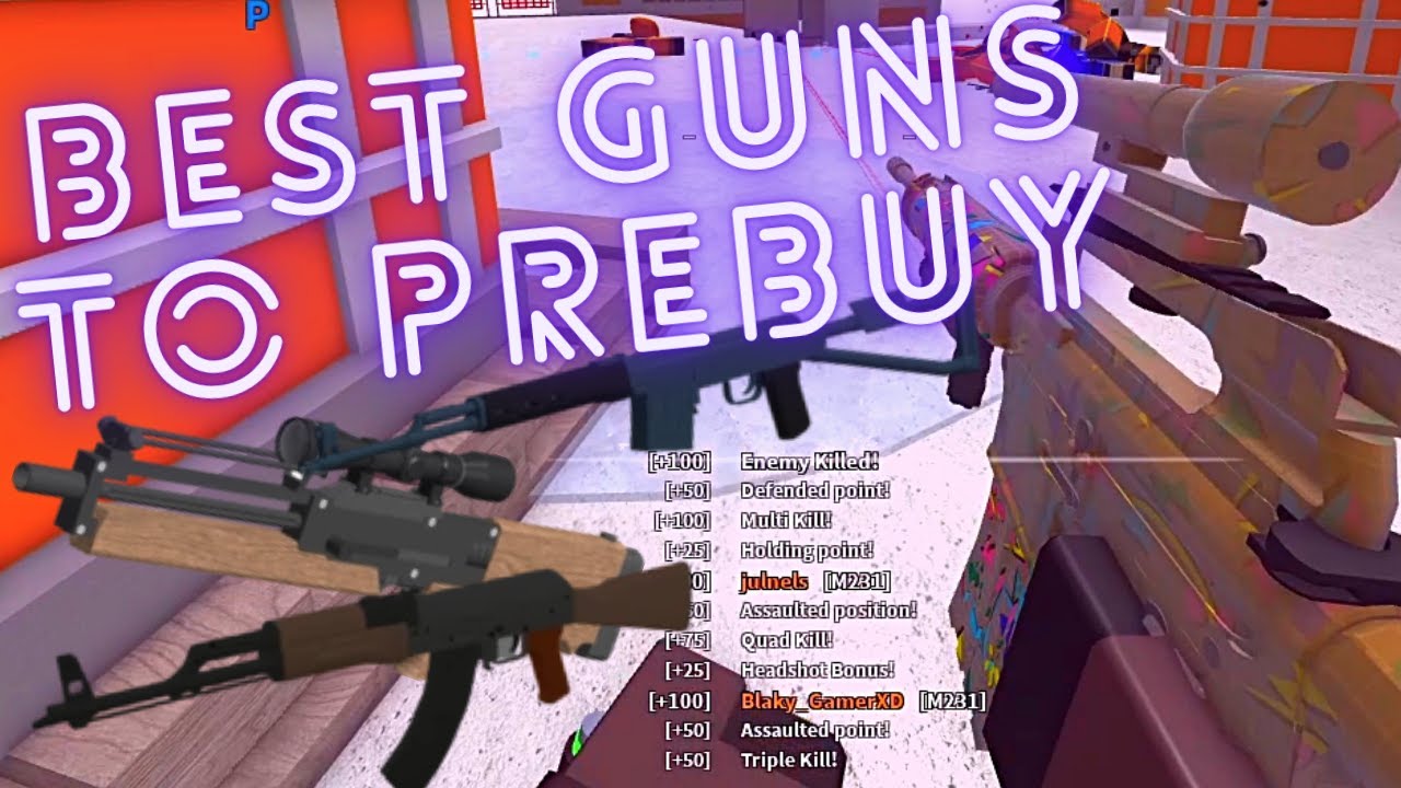 top 10 BEST *PREBUY* guns in phantom forces! (svds, wa2000, akm and more!)