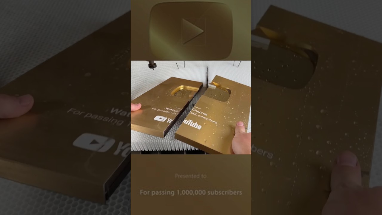 Is Golden Play Button Really Made With Gold 🤔 #shorts
