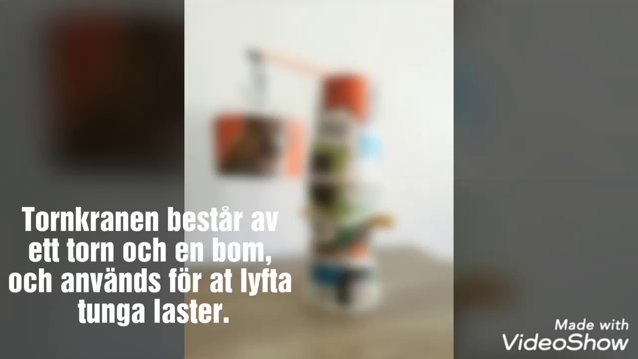 Pyssla en tornkran!