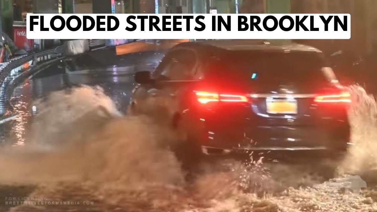 01-10-2024 Brooklyn, New York City - High Wind Warning & Heavy Rain