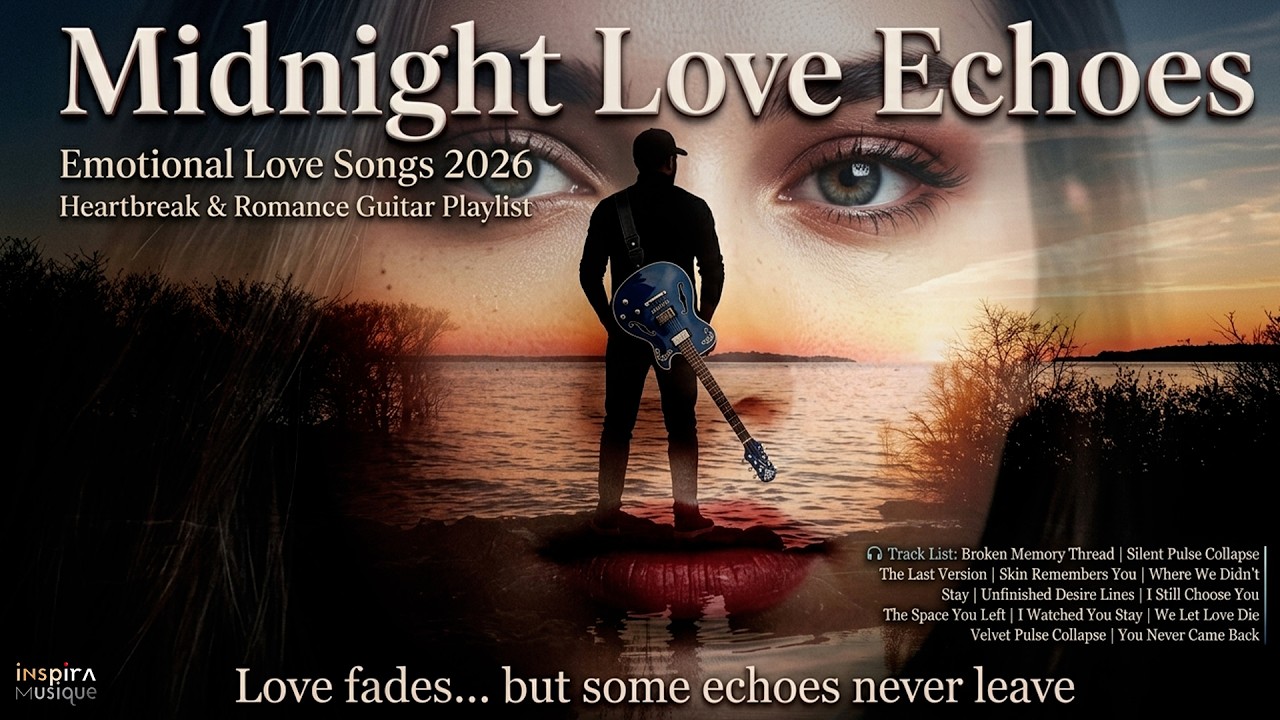 Midnight Love Echoes | Emotional Love Songs 2026 | Heartbreak & Romance Guitar Playlist