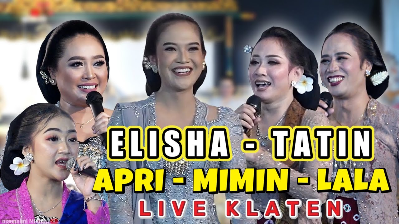 LUCU POLL || ELISHA - TATIN - APRI - MIMIN - LALA ATILA || LIVE KLATEN || LIMBUKAN PENUH BINTANG