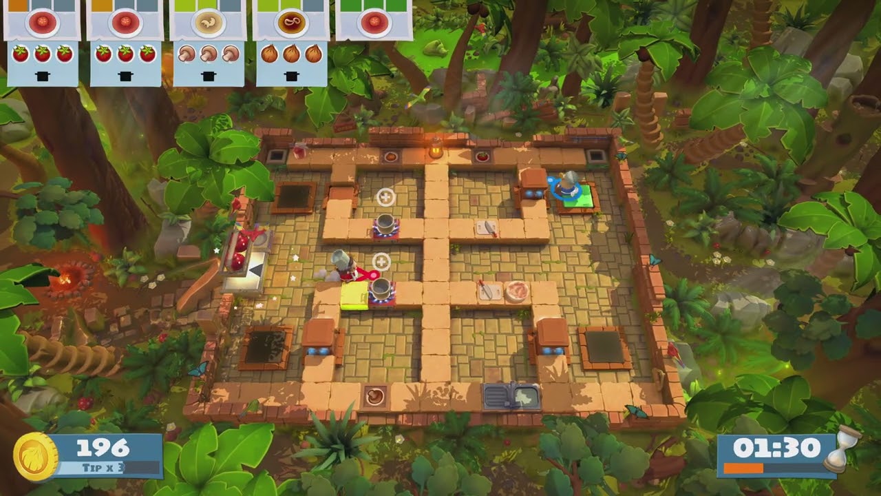 Overcooked! Extra Trimmings - The Lost Morsel | Level 1-5