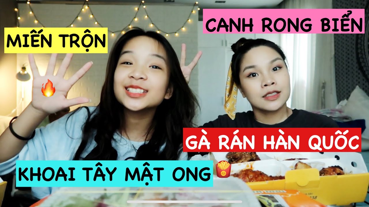 Ăn Với Tui Nè: GÀ RÁN 4 VỊ DON CHICKEN- MIẾN TRỘN- KHOAI TÂY CHIÊN MẬT ONG- CANH RONG BIỂN