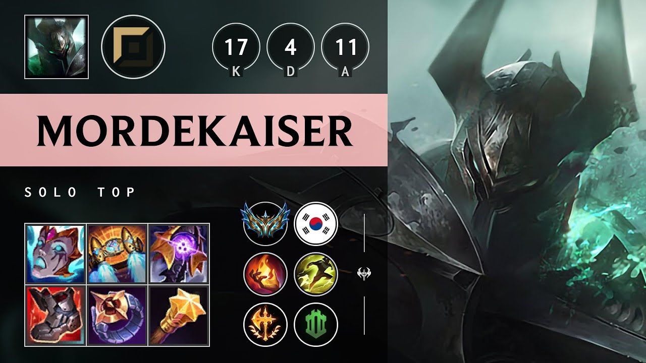 Mordekaiser Top vs Darius: Legendary - KR Challenger Patch 25.S1.2