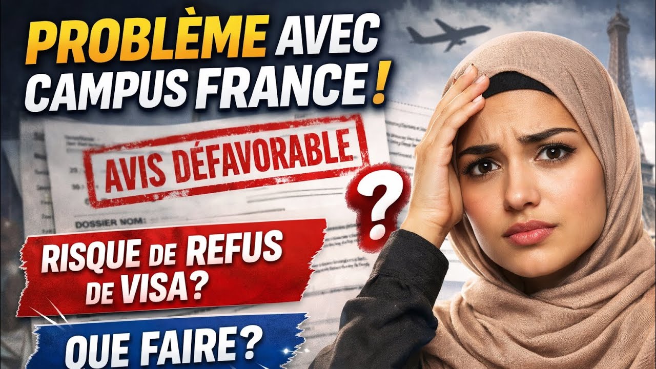 Campus France Entretien: Avis défavorable malgré un bon dossier ! #campusfrance 