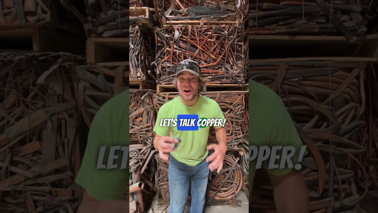 Number one copper Vs. number two copper!!! #copper #shorts #metal #recycle #price