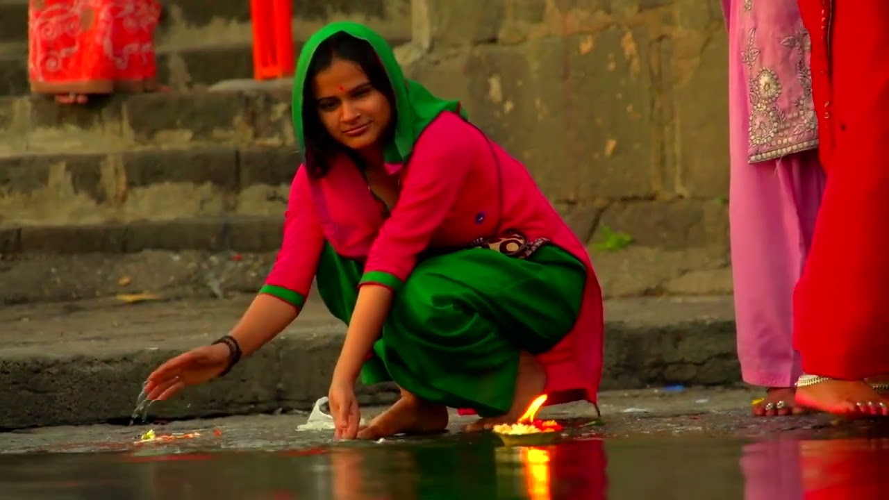INDIAN TRADITIONAL VIDEO OF PRAYING HOLY GANGA RIVER 🔥🔥🔥