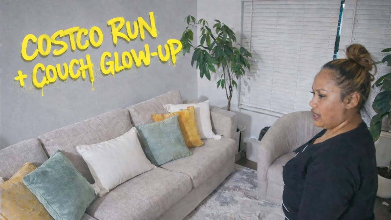 costco run couch glow up