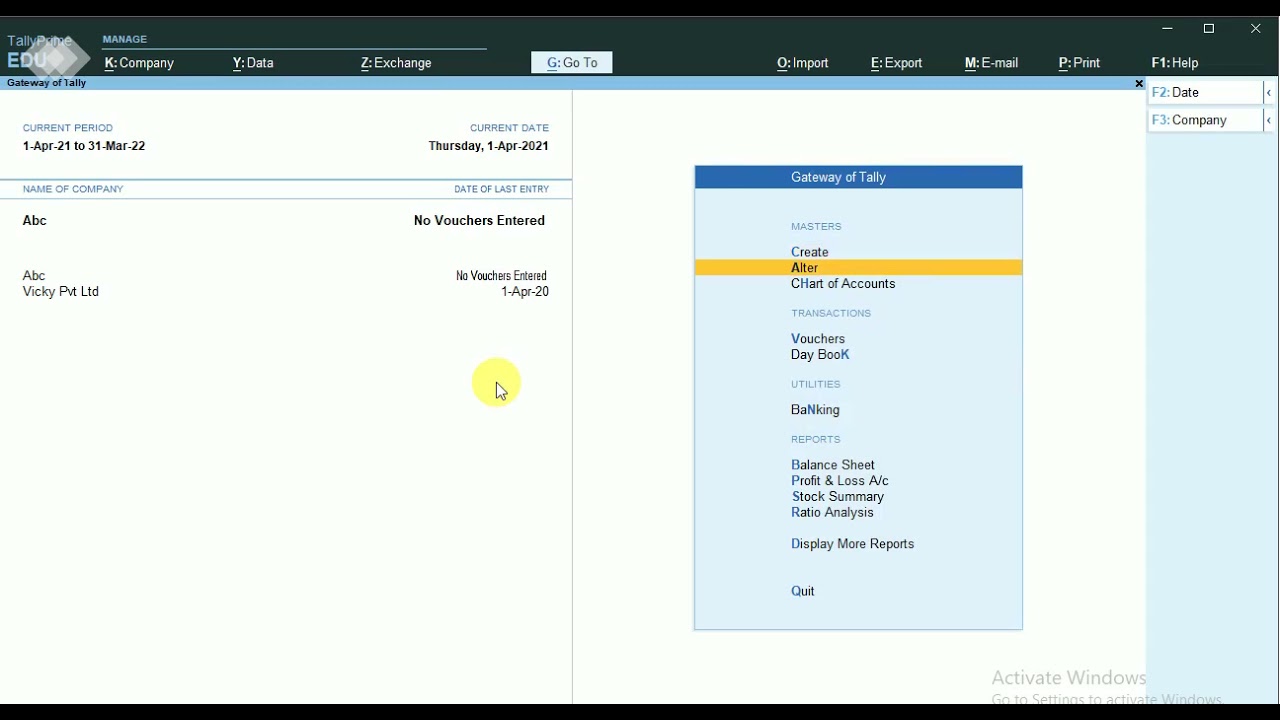 #16  E-WAY BILL IN TALLY PRIME      (LEARN & EDUCATE)