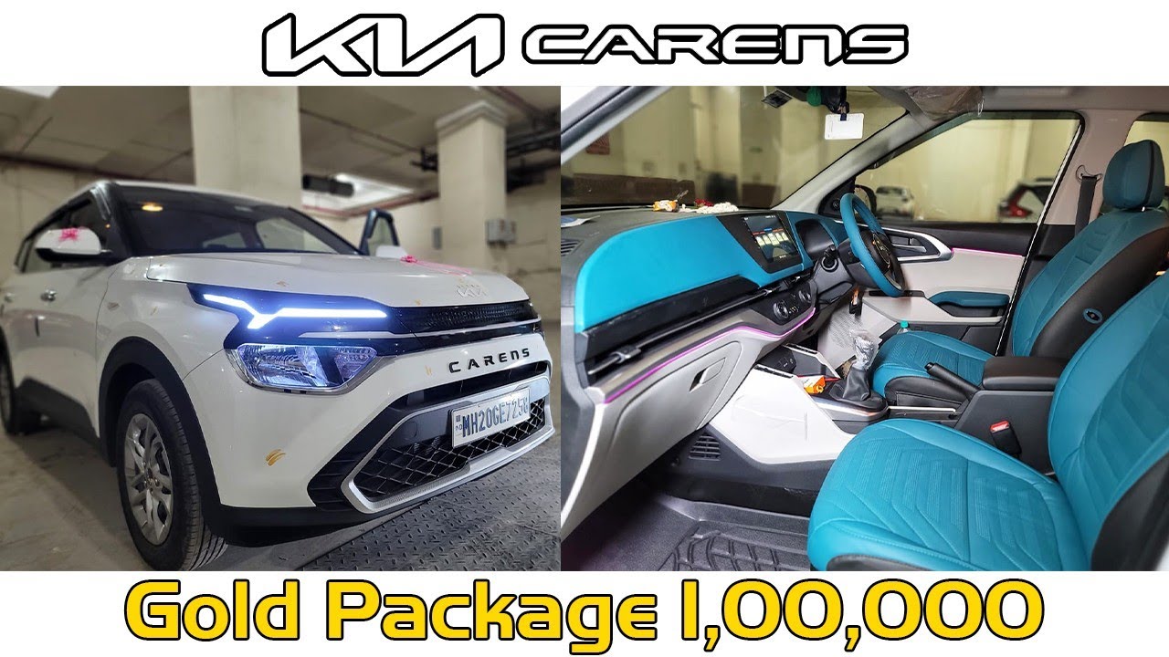KIA CARENS PREMIUM MODIFIED WITH 1,00,000/- GOLD PACKAGE