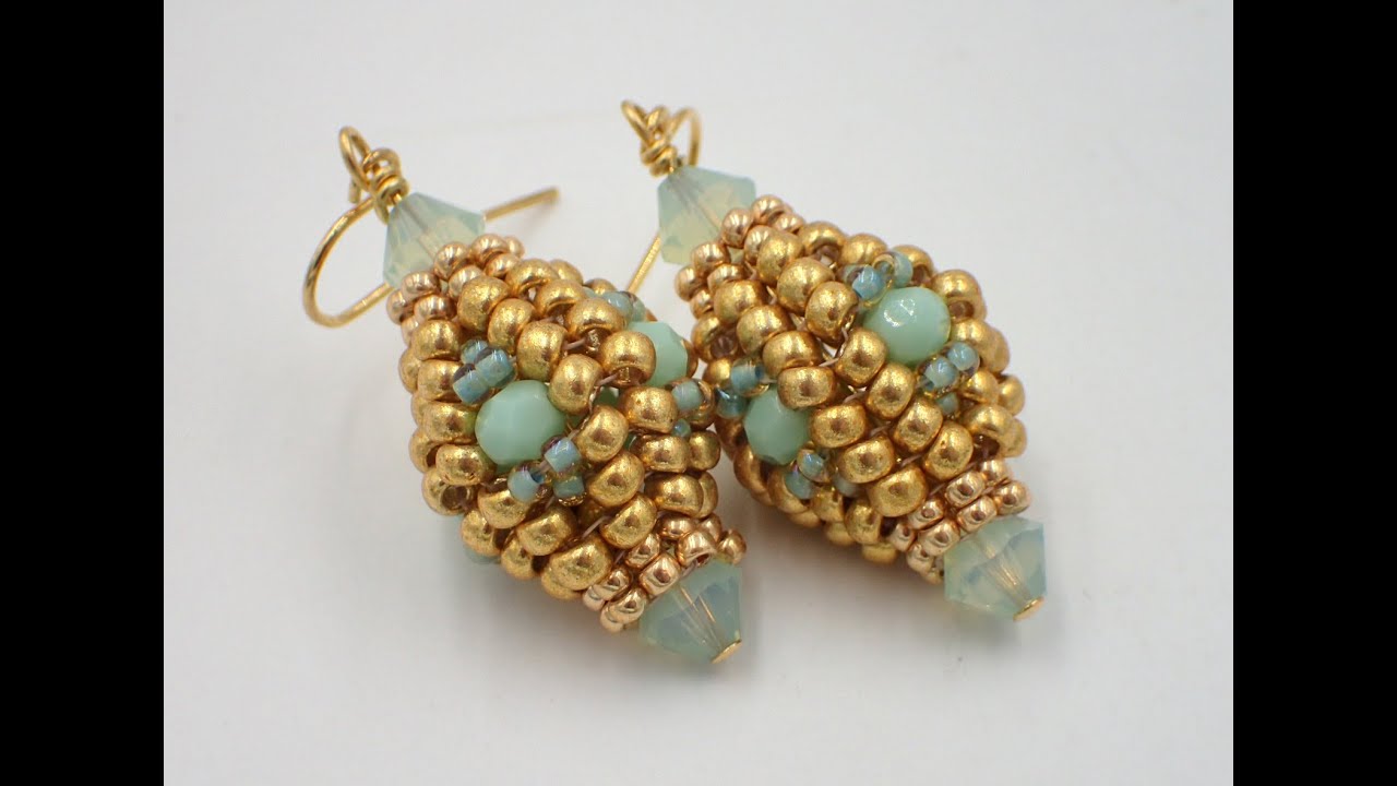 Herringbone Lantern Earrings