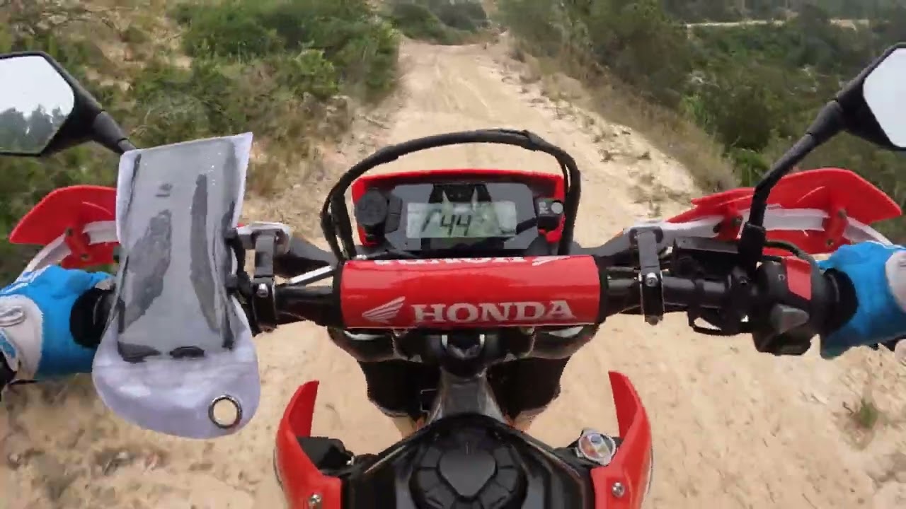 Honda CRF300L  Stormy day 🌧🌩