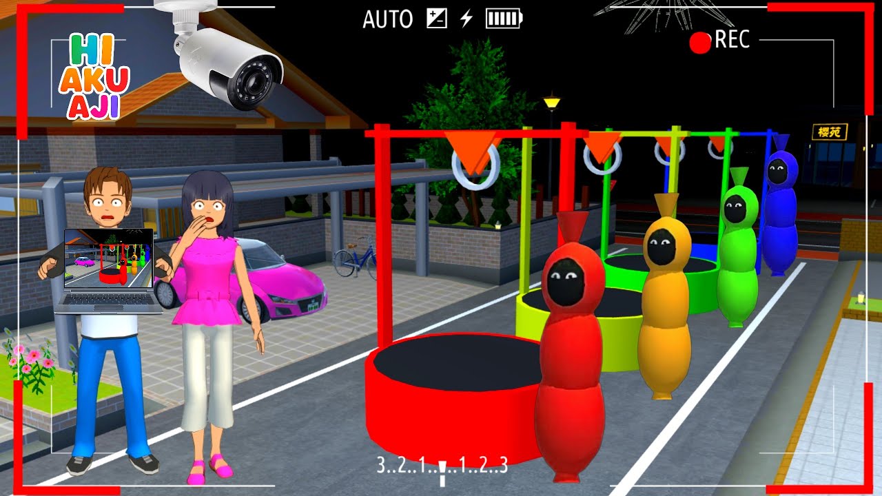 Yuta Mio Panik CCTV Merekam ADA Sumur POCONG RAINBOW 😱 Di Depan Rumah | Sakura 