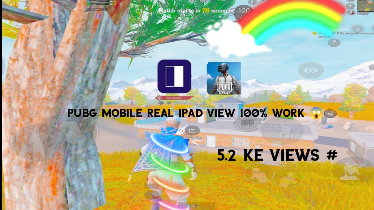 PUBG MOBILE IPAD VIEW 4.5 100% WORK BEST GAMEPLAY 🧐