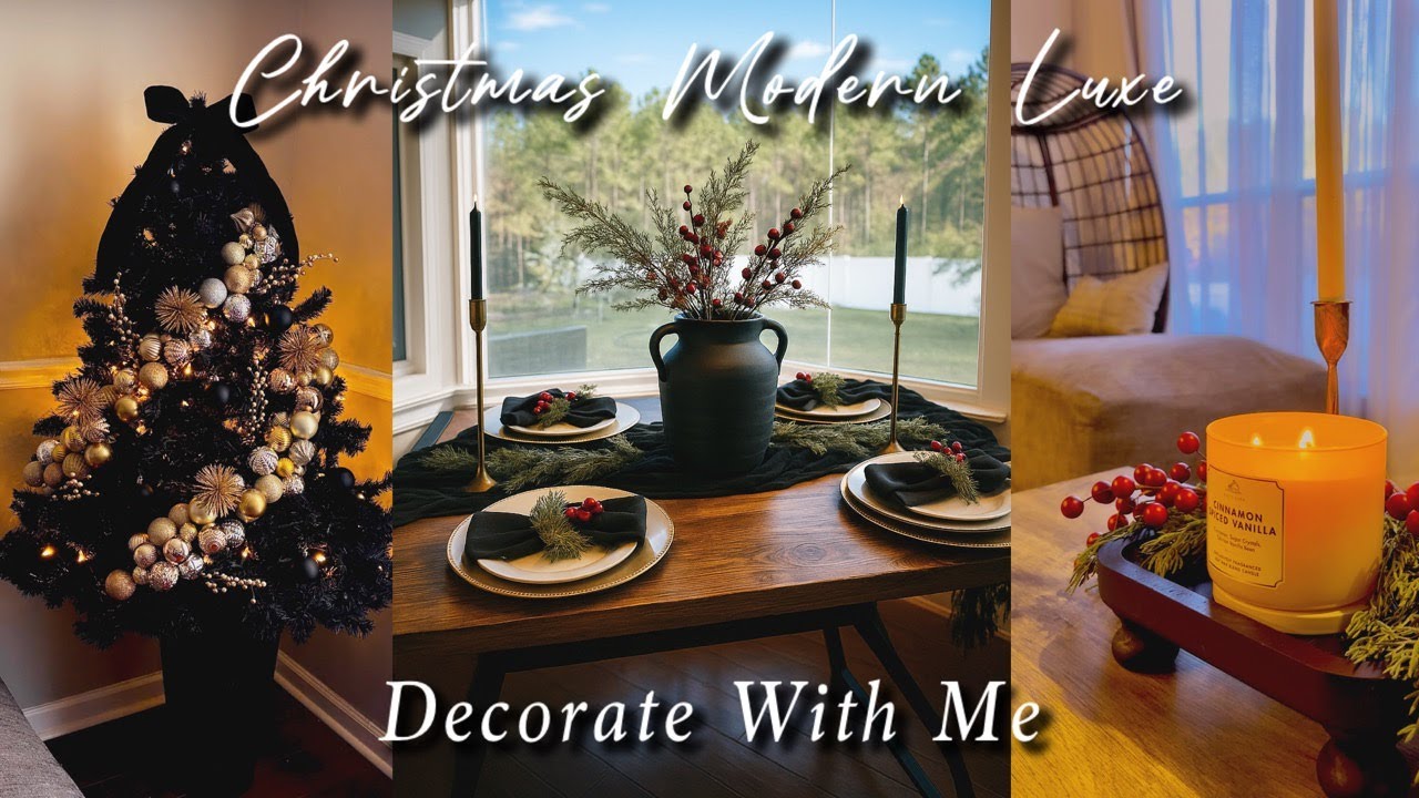 Modern Luxe Christmas Decorate With Me 2025 | Cozy, Minimal & Elegant Holiday Home Styling